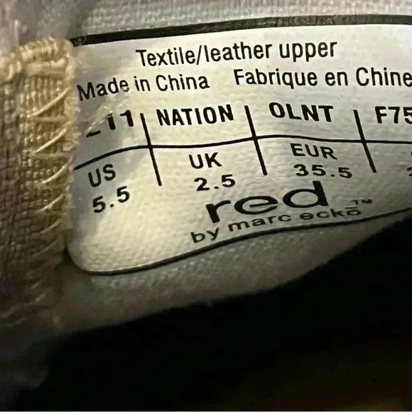 Red by Marc Ecko Tan Slip On Sneaker Women’s Size 5.5 - Picture 10 of 10